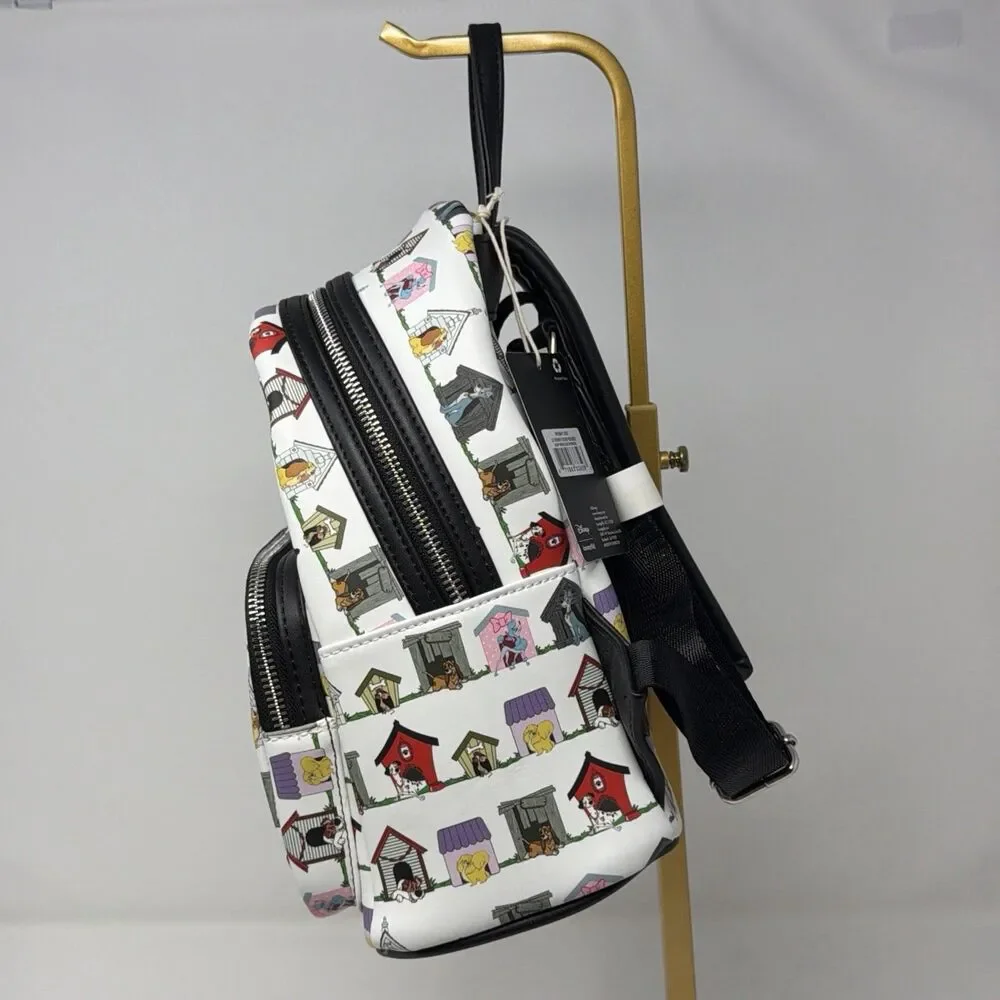 Disney Loungefly Lady & The Tramp Dogs Houses Mini Backpack NWT WDBK1305